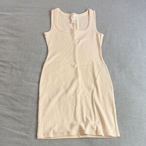 Butter Yellow Sleeveless Bodycon Dress